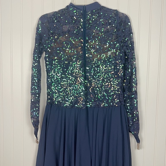 Weissman Lyrical Ballet Dance Costume Purple XXLC - Picture 9 of 10